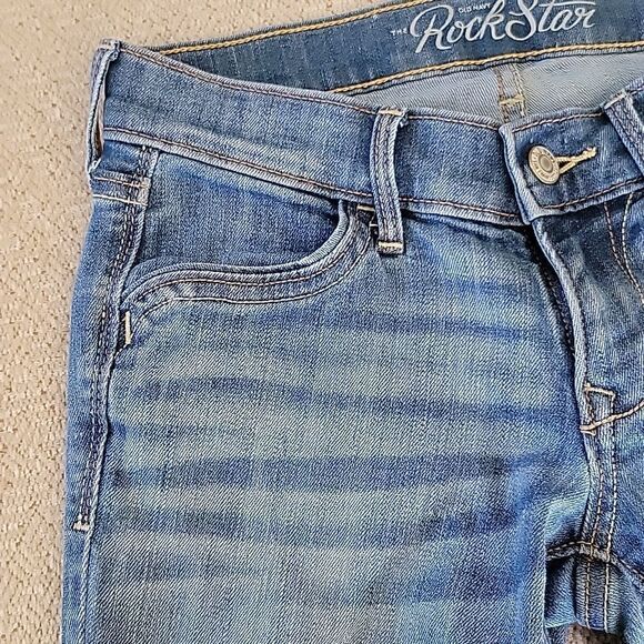 Old Navy Rockstar Crop Jeans - Size 4 - Picture 6 of 12